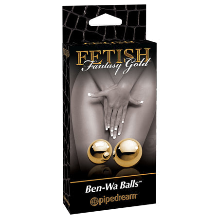 Pipedream Fetish Fantasy Gold Ben Wa Balls Gold - Pinkfoxxx