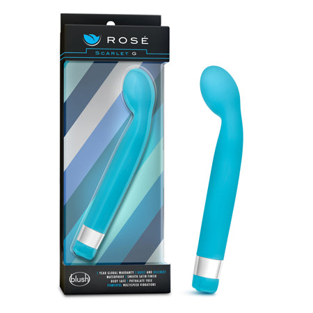 Blush Rose Scarlet G Slimline G-Spot Vibrator Blue - Pinkfoxxx