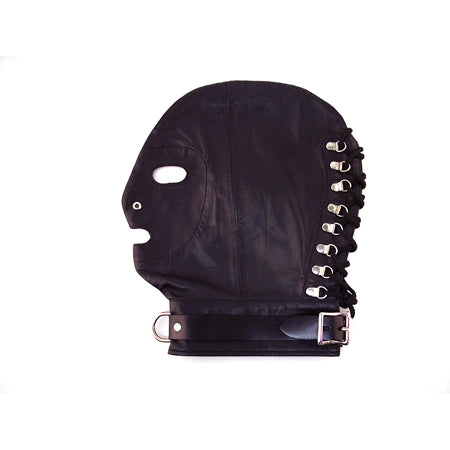 Rouge Mask with D-Ring and Lockable Buckle Strap Black