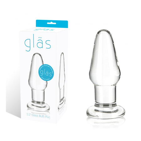 Glas 3.5 in. Glass Butt Plug