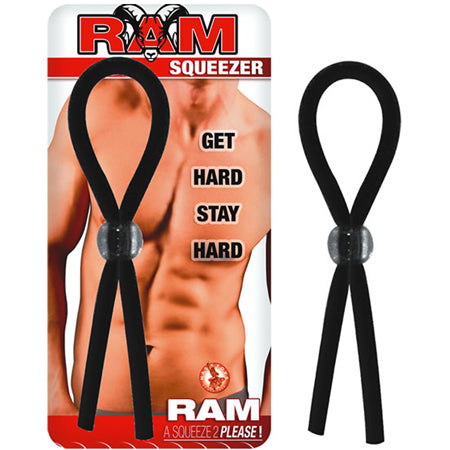 Ram Squeezer Black  Lasso/Bolo - Pinkfoxxx