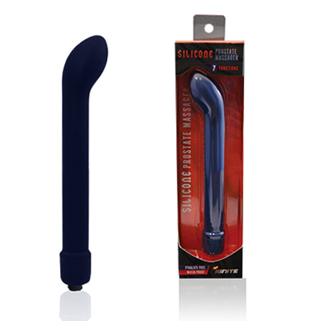 SI Vibrating Prostate Massager Silicone Blue - Pinkfoxxx