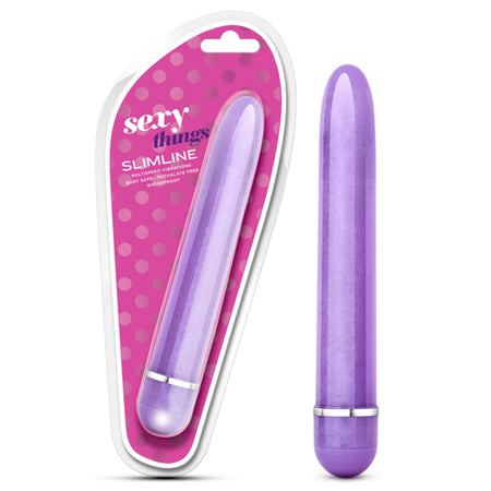 Blush Sexy Things Slimline Vibrator Purple - Pinkfoxxx