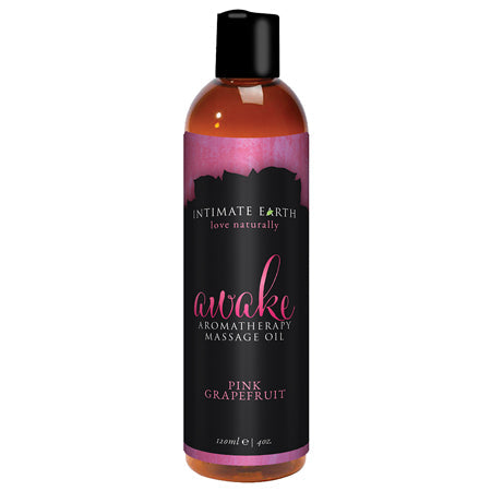 Intimate Earth Awake Massage Oil 120 ml/4 oz - Pinkfoxxx