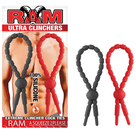 Ram Ultra Clinchers-Red/Black  Lasso/Bolo - Pinkfoxxx