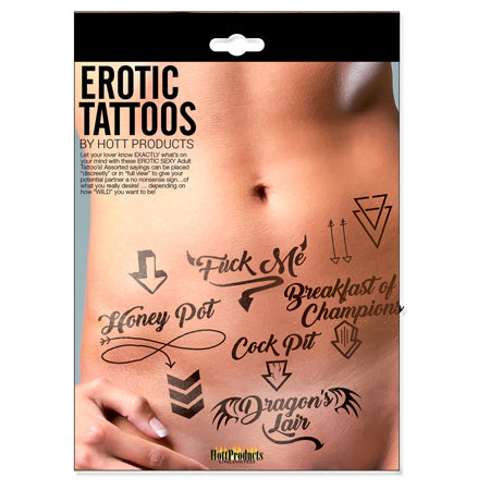 Adult Erotic Tattoos Assorted Pack - Pinkfoxxx