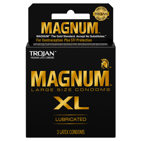 Trojan Magnum XL 3pk - Pinkfoxxx