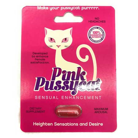 Pink Pussycat Female Sensual Enhancer 1ct pill  24/Dp - Pinkfoxxx