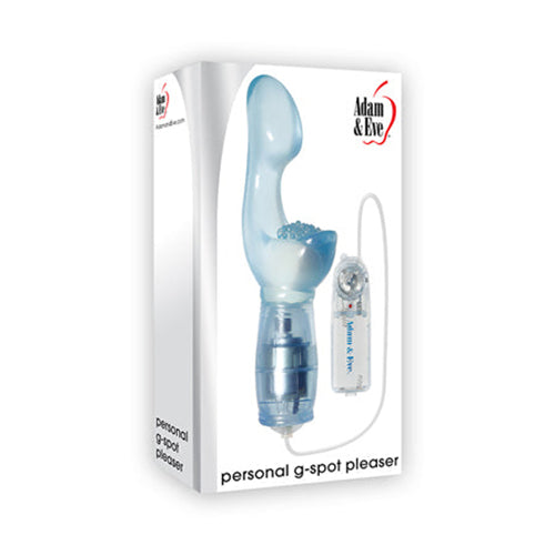 Adam & Eve Personal G-Spot Pleaser Remote-Controlled G-Spot Vibrator Blue - Pinkfoxxx