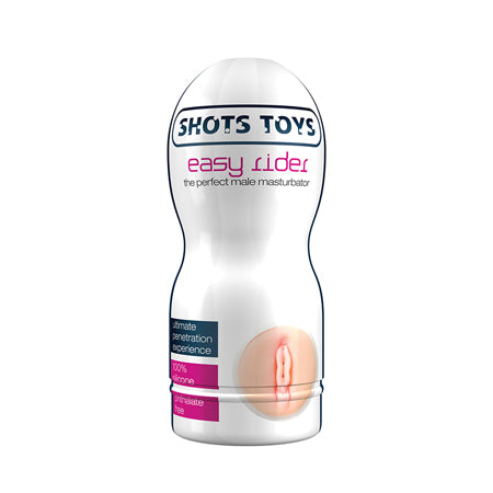 Shots Easy Rider Vagina Masturbator Beige - Pinkfoxxx