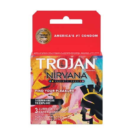 Trojan Nirvana 3pk - Pinkfoxxx