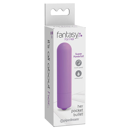 Pipedream Fantasy For Her Her Pocket Bullet Multi-Speed Vibrator Purple - Pinkfoxxx