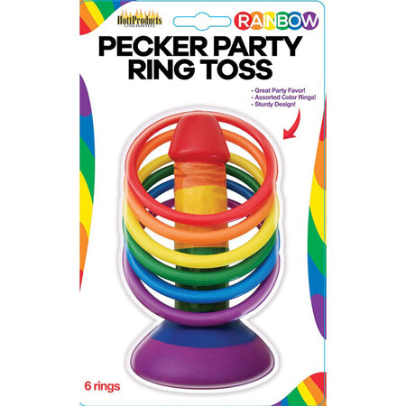 Rainbow Pecker Party Ring Toss - Pinkfoxxx