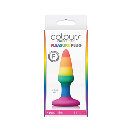 Colours Pride Edition Pleasure Plug Mini Rainbow - Pinkfoxxx