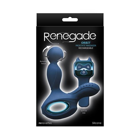 Renegade Orbit Prostate Massager Blue - Pinkfoxxx