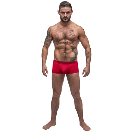 Male Power Pure Comfort Modal Wonder Short Red Small - Pinkfoxxx