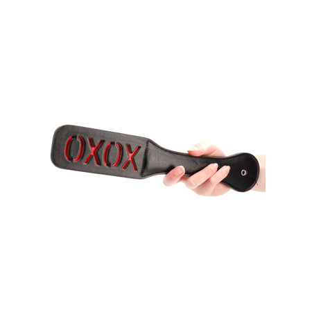 Ouch! 'XOXO' Paddle Black - Pinkfoxxx