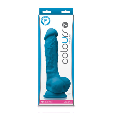 Colours Pleasures 7 in. Dildo Blue - Pinkfoxxx