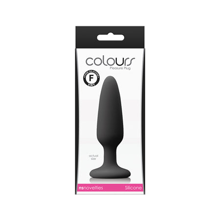 Colours Pleasure Plug Small Black - Pinkfoxxx