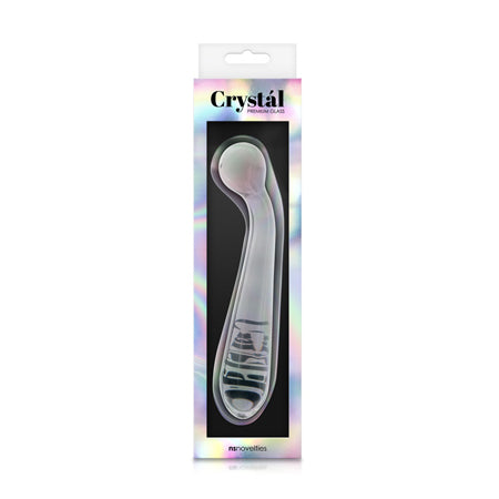 Crystal Glass G-Spot Wand Clear - Pinkfoxxx