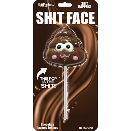 Shit Face Chocolate Flavored Poop Pop - Pinkfoxxx