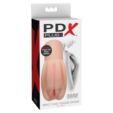 PDX Plus Perfect Pussy Pleasure Stroker Beige