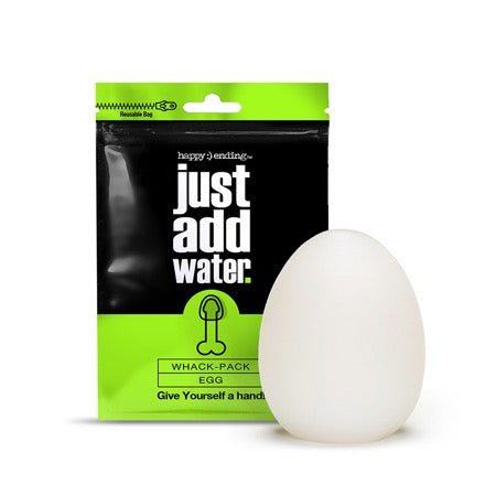 Happy Ending Just Add Water Self-Lubricating Whack Pack - Egg