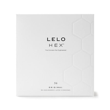 LELO HEX Original Lubricated Latex Condoms 36-Pack