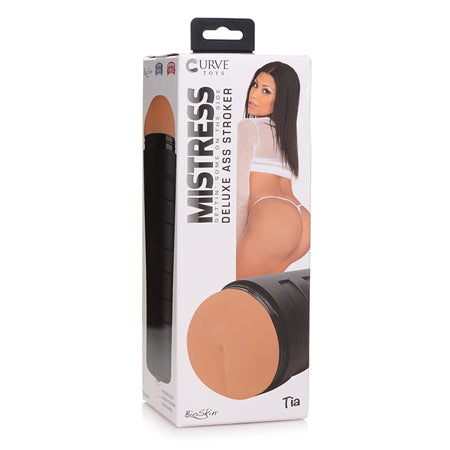 Curve Toys Mistress Tia Deluxe Ass Stroker Medium - Pinkfoxxx