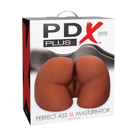 PDX Plus Perfect Ass XL Dual Entry Masturbator Brown