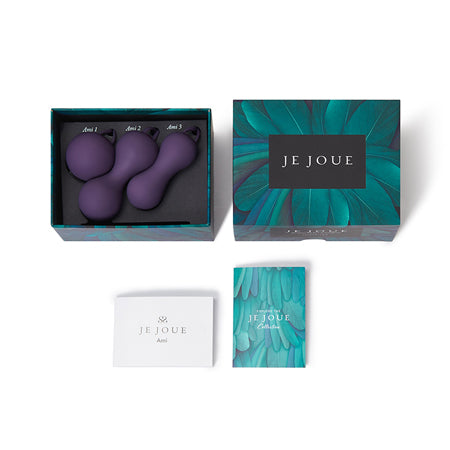 Je Joue Ami 3-Piece Silicone Kegel Set Purple - Pinkfoxxx