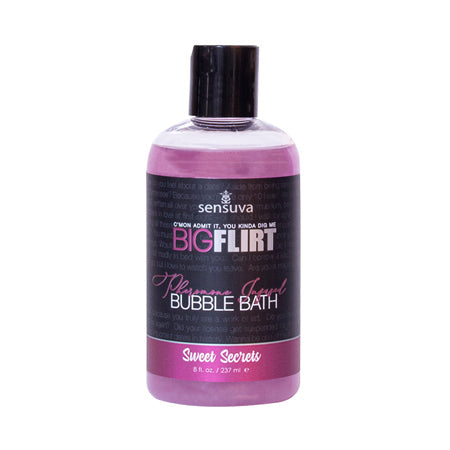 Sensuva Big Flirt Pheromone-Infused Bubble Bath 8 oz.