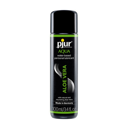 Pjur Aqua Aloe Vera Water-Based Personal Lubricant 3.4 oz.