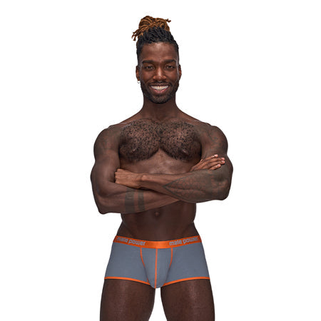 Male Power Casanova Uplift Short Gray M - Pinkfoxxx