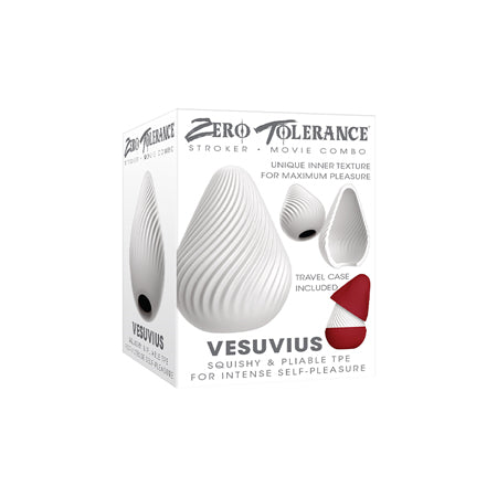 Zero Tolerance Vesuvius Stroker White - Pinkfoxxx