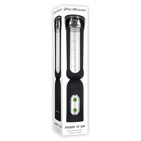 Zero Tolerance Pump It Up Rechargeable Penis Pump Black - Pinkfoxxx