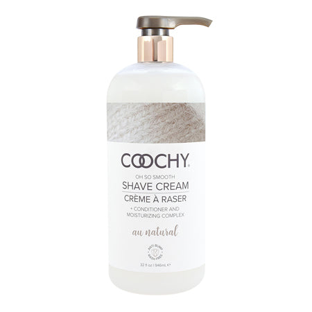 Coochy Shave Cream Au Natural 32 oz. - Pinkfoxxx