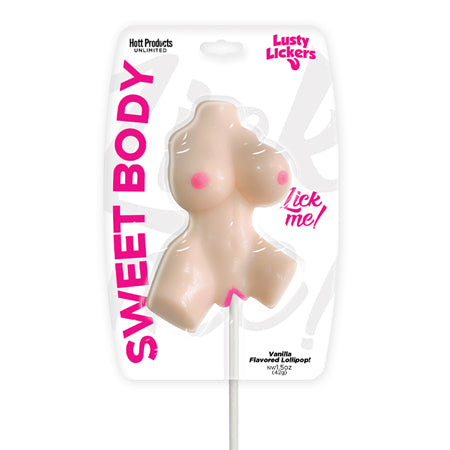 Lusty Lickers Female Torso Pop Butterscotch Flavor