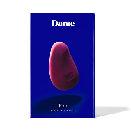 Dame Pom Flexible Vibrator Plum - Pinkfoxxx