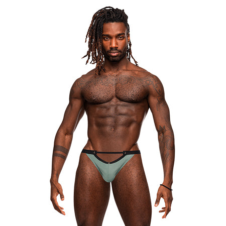 Male Power Magnificence Micro V Thong Jade S/M - Pinkfoxxx