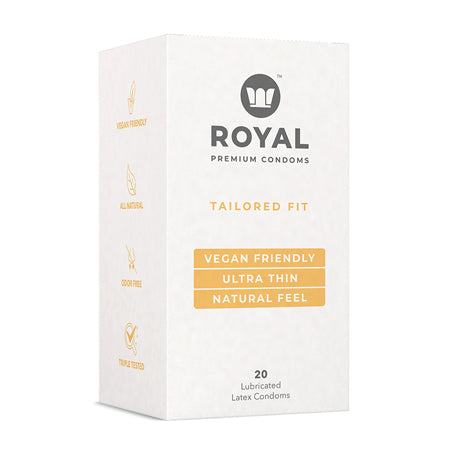 Royal Condom Tailored Fit Vegan Condoms