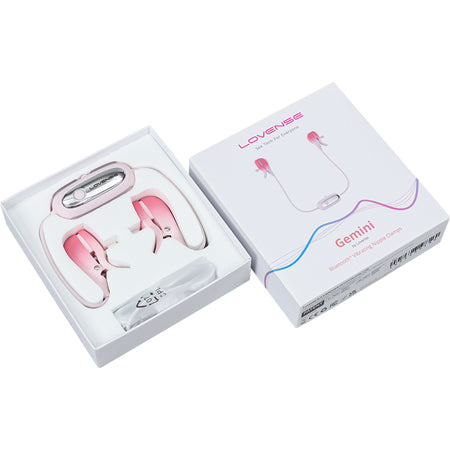 Lovense Gemini Bluetooth Rechargeable Vibrating Nipple Clamps - Pinkfoxxx