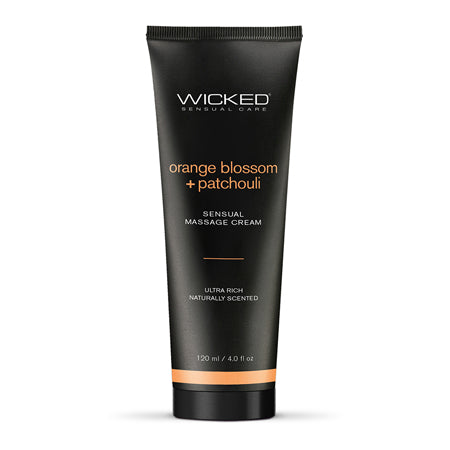 Wicked Orange Blossom + Patchouli Sensual Massage Cream 4 oz. - Pinkfoxxx