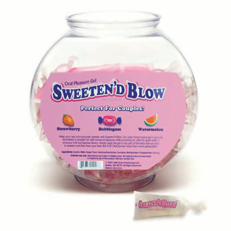 Sweenten'd Blow 66-Piece Fishbowl Display (3 Flavors) - Pinkfoxxx