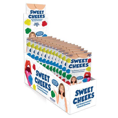 Sweet Cheeks Ass Shaped Gummies (12 Pcs Display)