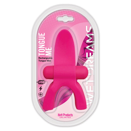 Tongue Me Extreme Rechargeable Mouth Guard Tongue Vibrator Pink