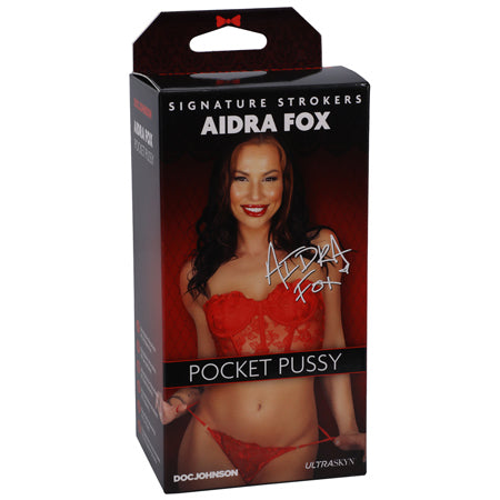 Signature Strokers Aidra Fox ULTRASKYN Pocket Pussy Tan - Pinkfoxxx