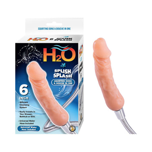 H2O Splish Splash Dildo Douche Beige