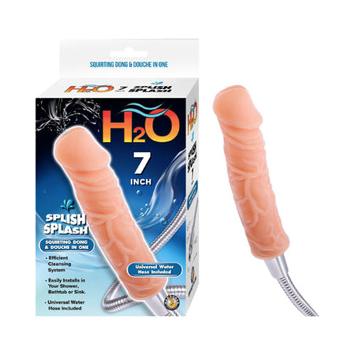 H2O Splish Splash Dildo Douche Beige