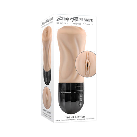 Zero Tolerance Tight Lipped Rechargeable Stroker with Suction